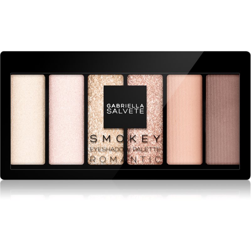 Gabriella Salvete Eyeshadow 6 Shades Palette szemhéjfesték paletta árnyalat 02 Romantic 12 g-Ár
