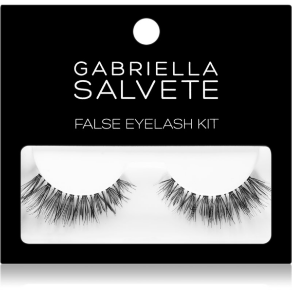 Gabriella Salvete False Eyelash Kit műszempillák ragasztóval típus Basic Black 1 db-Ár