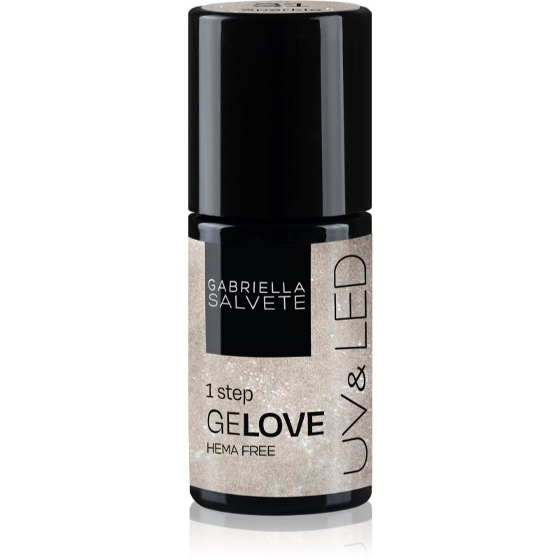 Gabriella Salvete GeLove gél körömlakk UV / LED-es lámpákhoz 3 az 1-ben árnyalat 31 Sparkle 8 ml-Ár