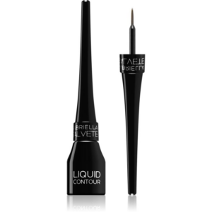 Gabriella Salvete Liquid Contour szemhéjtus ecsettel árnyalat 01 Black 4 ml-Ár