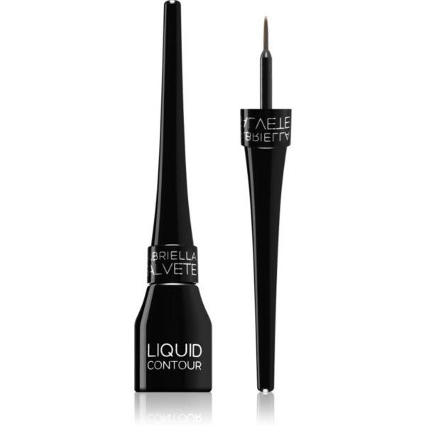Gabriella Salvete Liquid Contour szemhéjtus ecsettel árnyalat 01 Black 4 ml-Ár