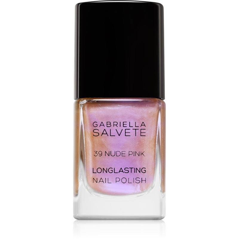 Gabriella Salvete Longlasting Enamel holografikus körömlakk árnyalat 39 Nude Pink 11 ml-Ár