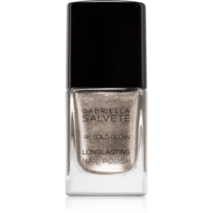 Gabriella Salvete Longlasting Enamel hosszantartó körömlakk csillámporral árnyalat 48 Gold Glow 11 ml-Ár