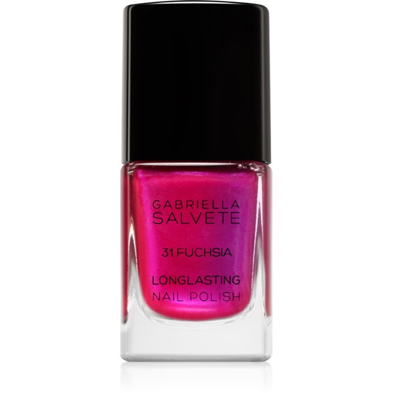 Gabriella Salvete Longlasting Enamel hosszantartó körömlakk gyöngyházfényű árnyalat 31 Fuchsia 11 ml-Ár