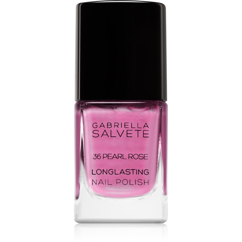 Gabriella Salvete Longlasting Enamel hosszantartó körömlakk gyöngyházfényű árnyalat 36 Pearly Rose 11 ml-Ár