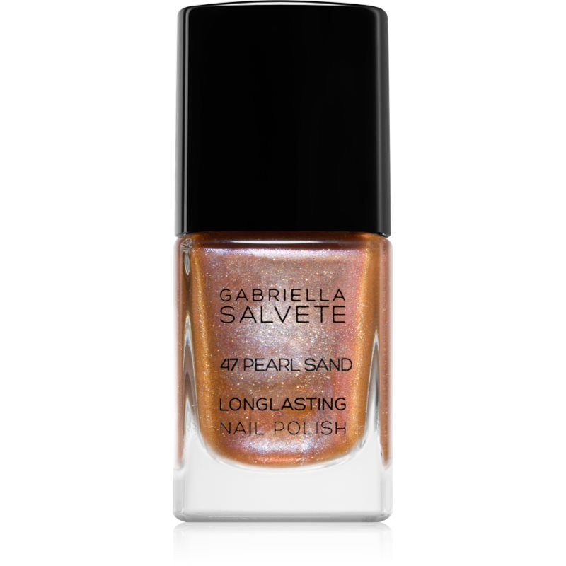 Gabriella Salvete Longlasting Enamel hosszantartó körömlakk gyöngyházfényű árnyalat 47 Pearl Sand 11 ml-Ár