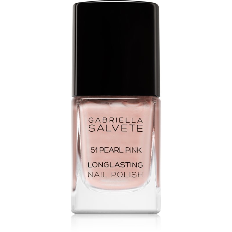 Gabriella Salvete Longlasting Enamel hosszantartó körömlakk gyöngyházfényű árnyalat 51 Pearl Pink 11 ml-Ár