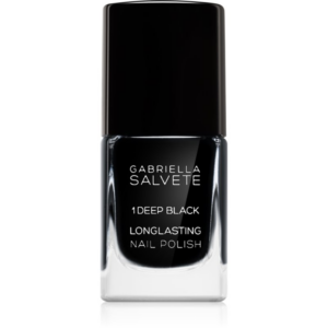 Gabriella Salvete Longlasting Enamel hosszantartó körömlakk magasfényű árnyalat 01 Deep Black 11 ml-Ár