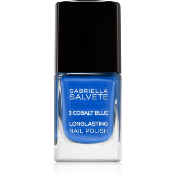 Gabriella Salvete Longlasting Enamel hosszantartó körömlakk magasfényű árnyalat 03 Cobalt Blue 11 ml-Ár