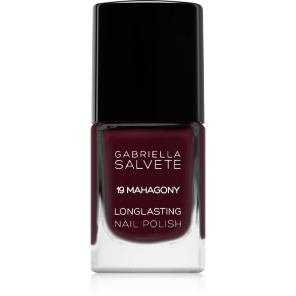 Gabriella Salvete Longlasting Enamel hosszantartó körömlakk magasfényű árnyalat 19 Mahagony 11 ml-Ár