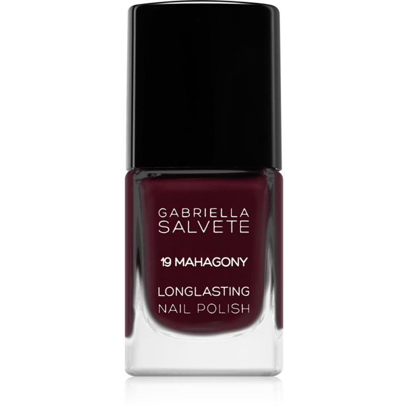 Gabriella Salvete Longlasting Enamel hosszantartó körömlakk magasfényű árnyalat 19 Mahagony 11 ml-Ár