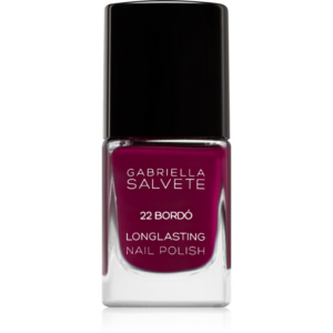 Gabriella Salvete Longlasting Enamel hosszantartó körömlakk magasfényű árnyalat 22 Bordó 11 ml-Ár