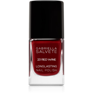 Gabriella Salvete Longlasting Enamel hosszantartó körömlakk magasfényű árnyalat 23 Red Wine 11 ml-Ár