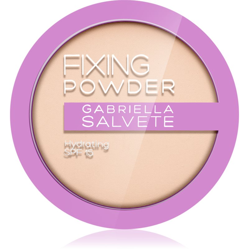 Gabriella Salvete Nude gyengéd kompakt púder SPF 15 árnyalat 01 Pure Nude 8 g-Ár