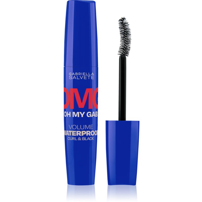 Gabriella Salvete Oh My Gab! OMG Waterproof vízálló göndörítő és nagyobbító szempillaspirál árnyalat 14 ml-ár