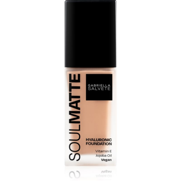 Gabriella Salvete SoulMatte tartós alapozó matt hatással árnyalat 04N Sand Neutral 30 ml
