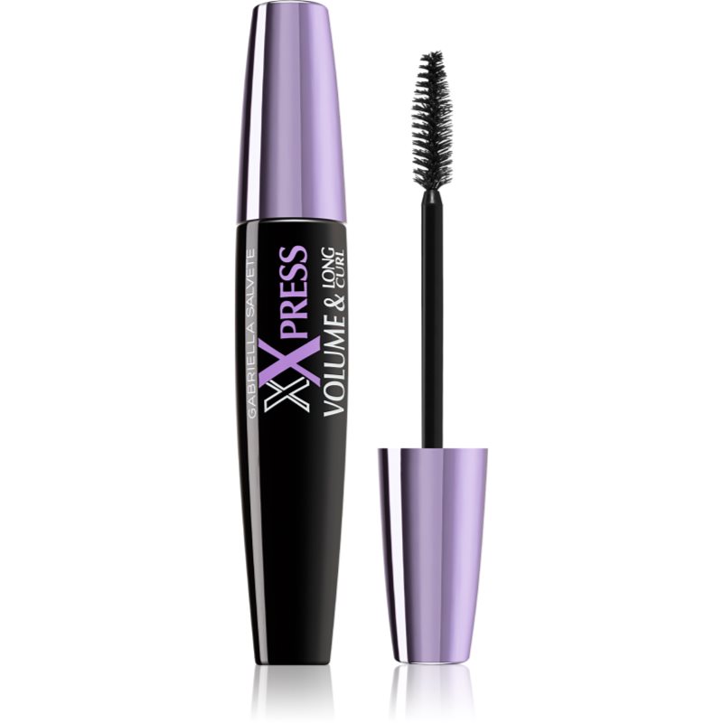 Gabriella Salvete XXPress hosszabbító és göndörítő szempillaspirál árnyalat Black 11 ml-Ár