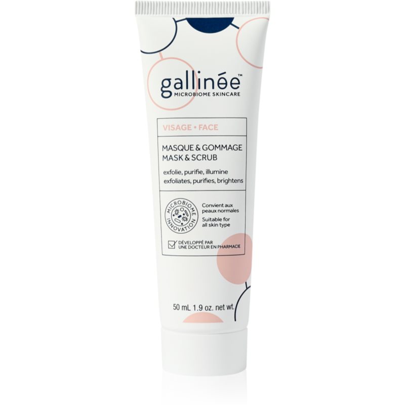 Gallinée SKIN CARE Face Mask & Scrub finom hámlasztó krém 50 ml-Ár
