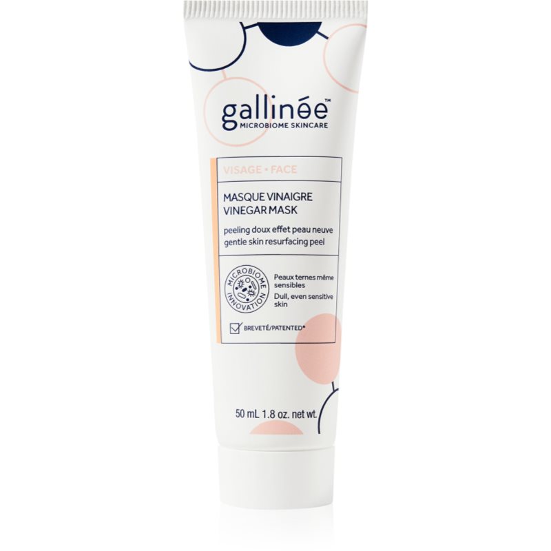 Gallinée SKIN CARE Vinegar Mask hámlasztó maszk az élénk és kisimított arcbőrért 50 ml-ár
