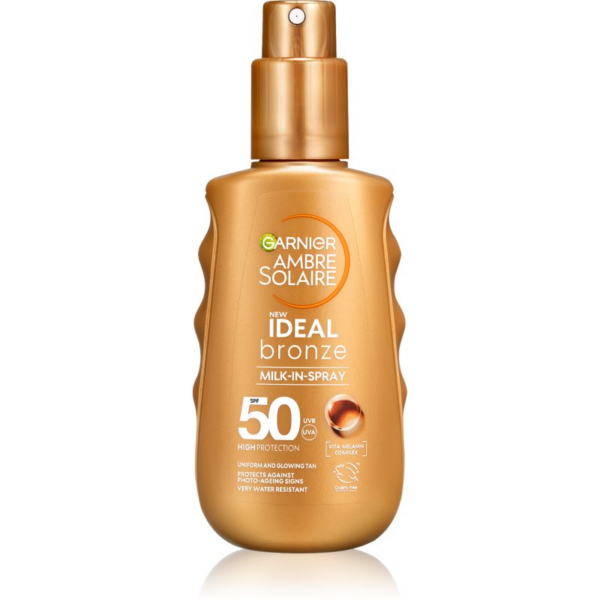 Garnier Ambre Solaire Ideal Bronze Naptej spray formában testre SPF 50 150 ml-Ár