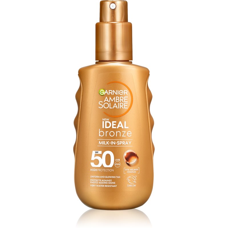 Garnier Ambre Solaire Ideal Bronze Naptej spray formában testre SPF 50 150 ml-Ár