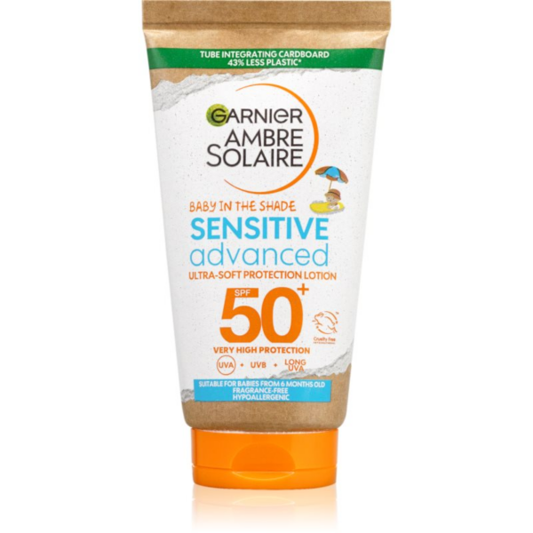 Garnier Ambre Solaire Sensitive Advanced gyermek védőkrém SPF 50+ 50 ml-ár