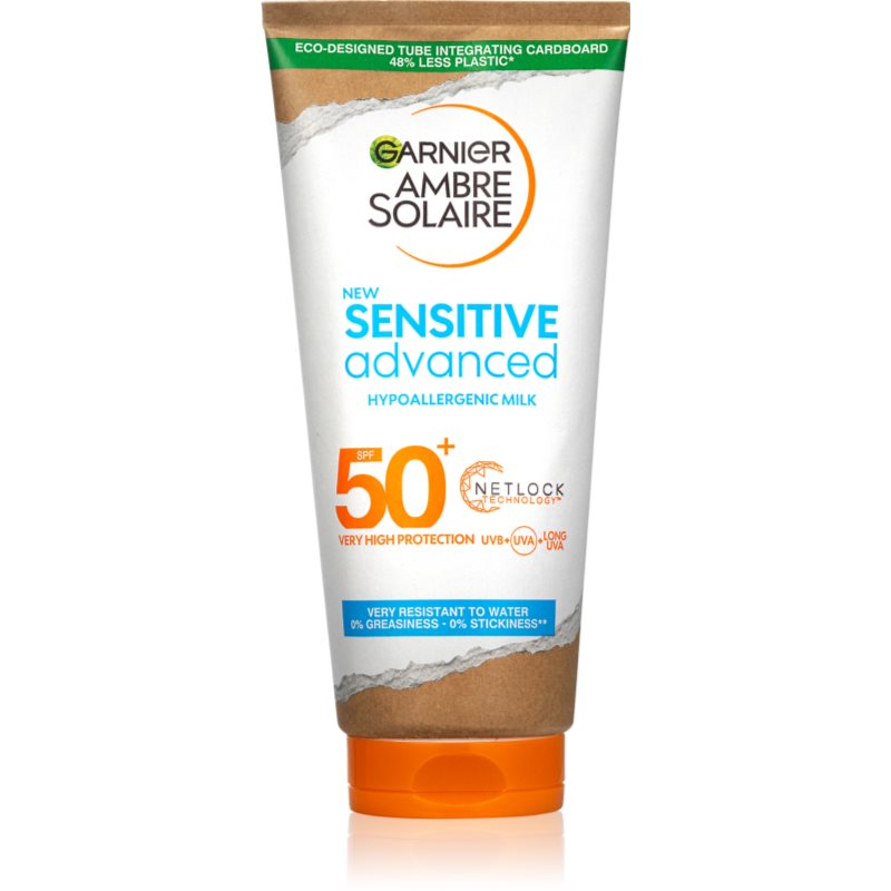 Garnier Ambre Solaire Sensitive Advanced napozótej az érzékeny bőrre SPF 50+ 175 ml-Ár