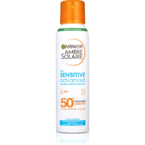 Garnier Ambre Solaire Sensitive Advanced napvédő permet a nagyon érzékeny bőrre SPF 50+ 150 ml-Ár