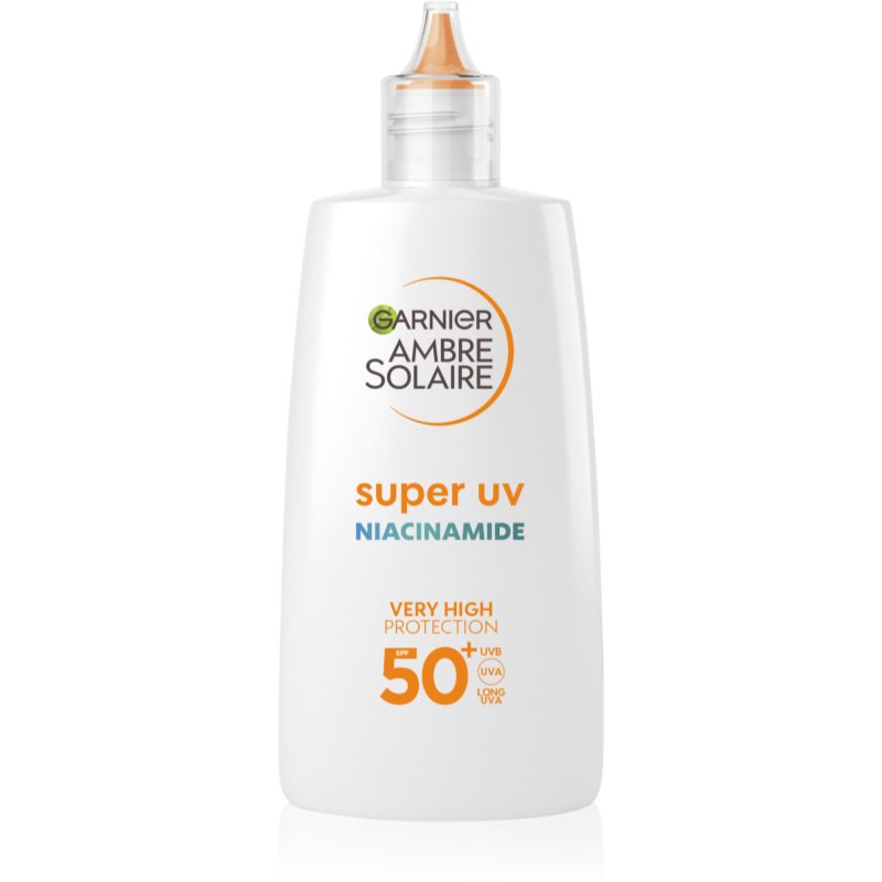 Garnier Ambre Solaire Super UV Niacinamide gyengéd védő folyadék a bőr tökéletlenségei ellen SPF 50+ 40 ml-Ár