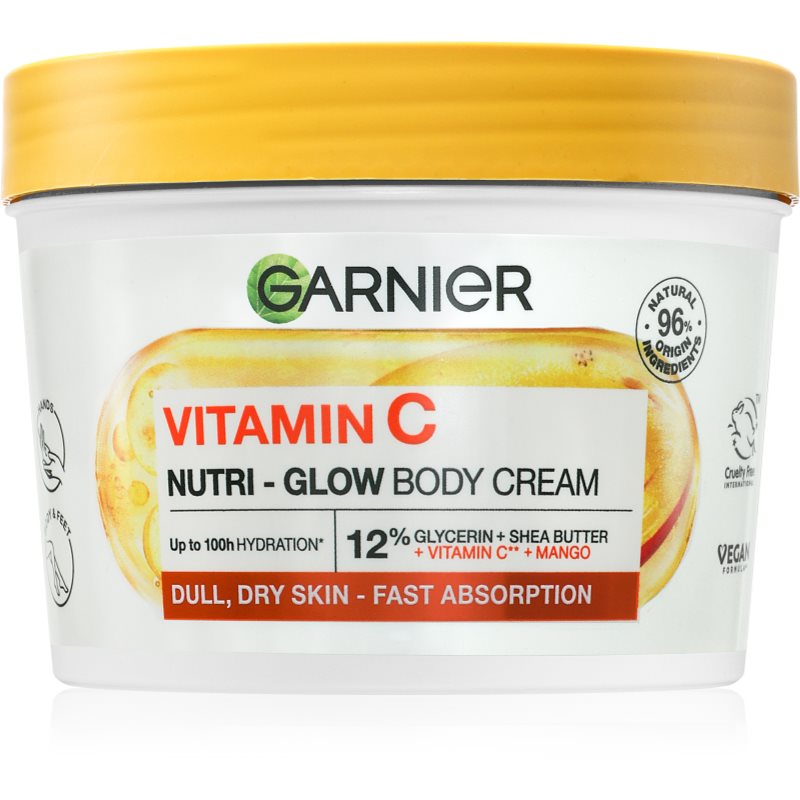 Garnier Body SuperFood Élénkítő testápoló C vitamin 380 ml