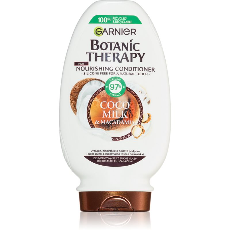 Garnier Botanic Therapy Coco Milk & Macadamia tápláló balzsam a száraz és durva hajra 200 ml-Eredeti