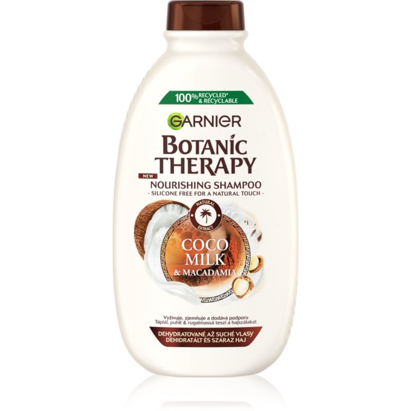 Garnier Botanic Therapy Coco Milk & Macadamia tápláló sampon a száraz és durva hajra 400 ml-Eredeti