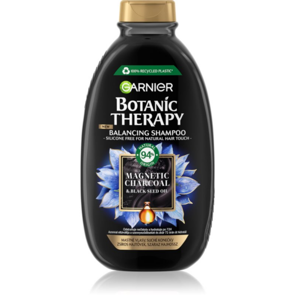 Garnier Botanic Therapy Magnetic Charcoal sampon zsíros fejbőrre és száraz hajvégekre 250 ml-Ár