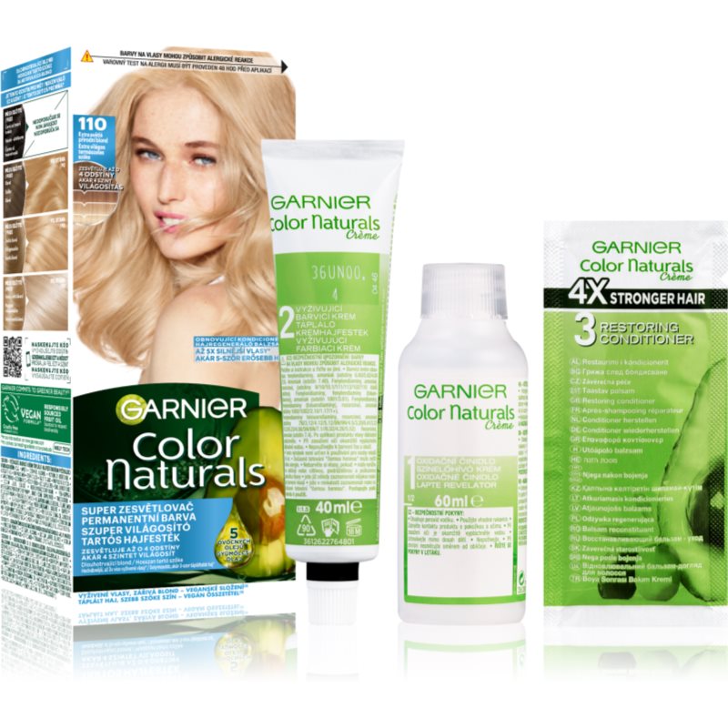 Garnier Color Naturals Creme hajfesték árnyalat 110 Extra Light Natural Blonde 1 db-Ár