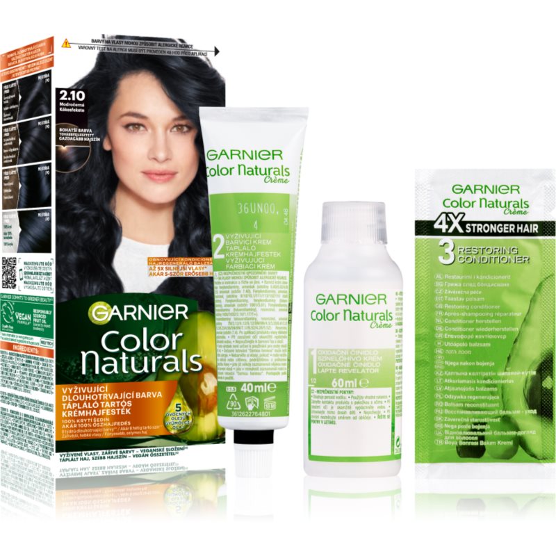 Garnier Color Naturals Creme hajfesték árnyalat 2.10 Blueberry Black 1 db-Ár