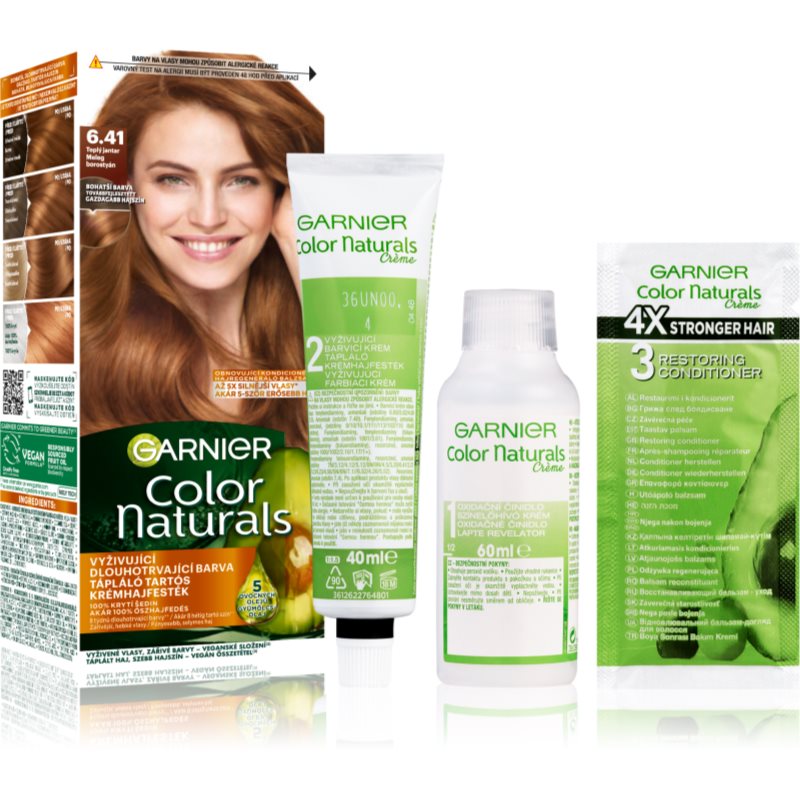 Garnier Color Naturals Creme hajfesték árnyalat 6.41 Sweet Amber 1 db-Ár