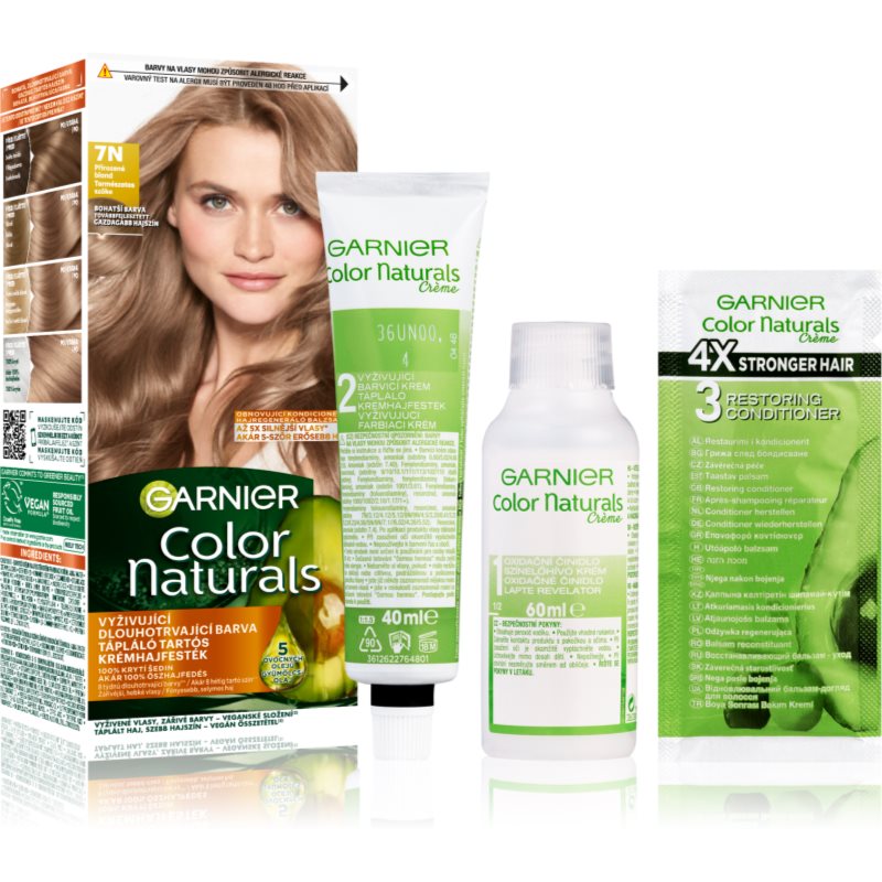 Garnier Color Naturals Creme hajfesték árnyalat 7N Nude Blond 1 db-Eredeti