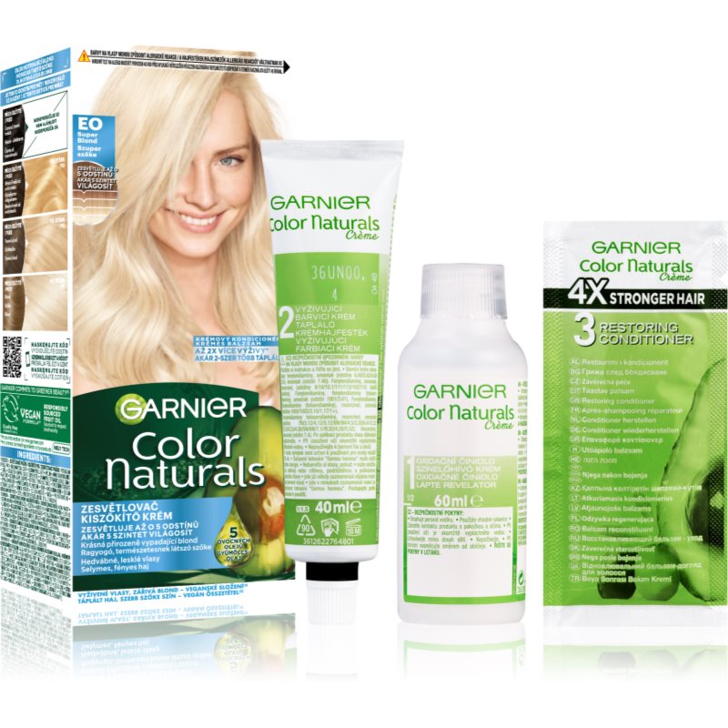 Garnier Color Naturals Creme hajfesték árnyalat E0 Super Blonde 1 db-Eredeti