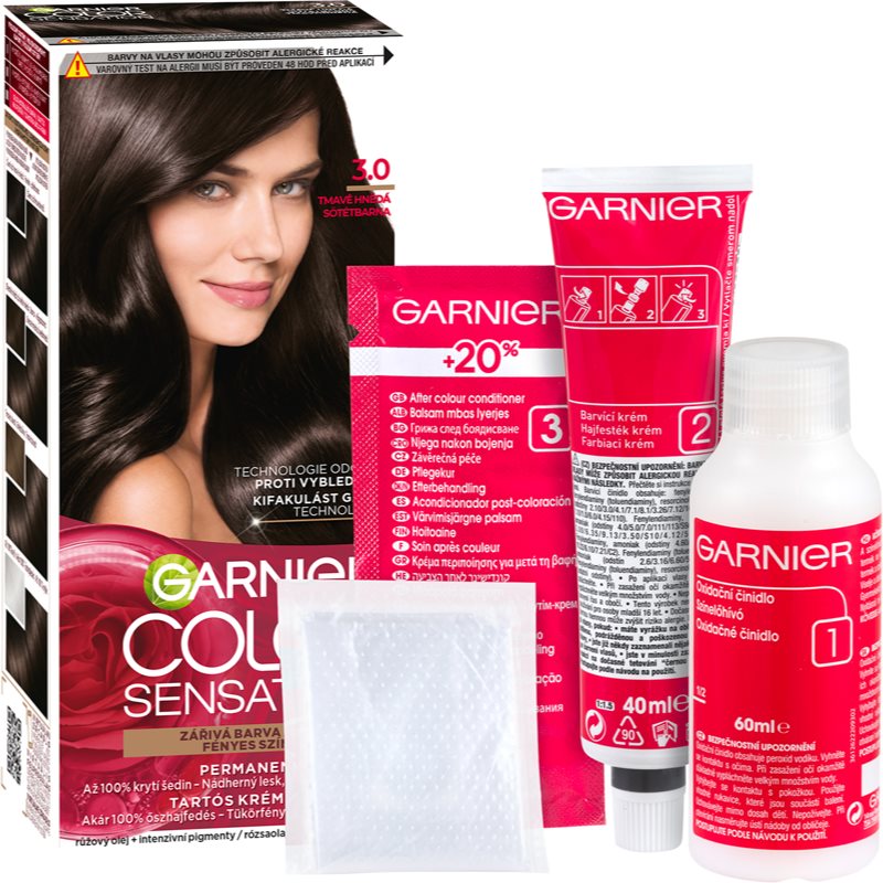 Garnier Color Sensation hajfesték árnyalat 3.0 Prestige Brown 1 db-Ár