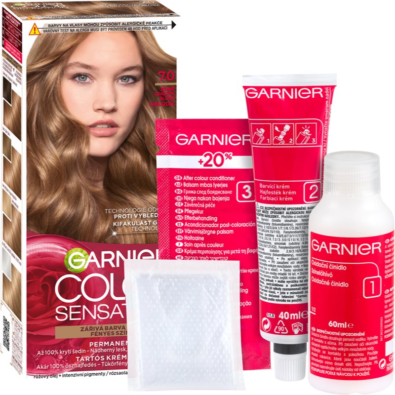 Garnier Color Sensation hajfesték árnyalat 7.0 Opal Blond 1 db-Ár