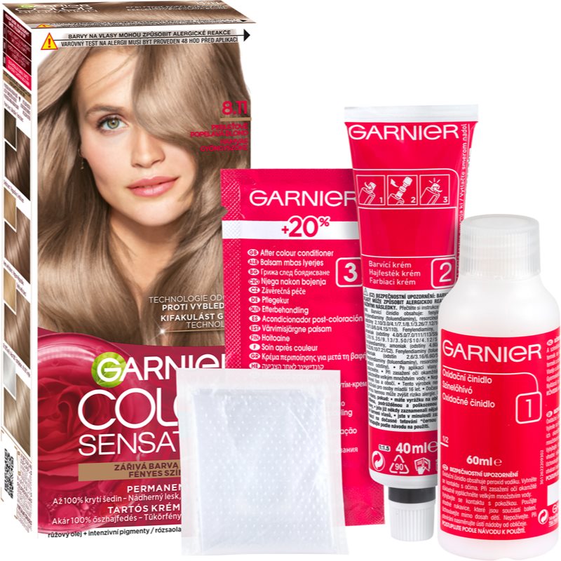 Garnier Color Sensation hajfesték árnyalat 8.11 Pearl Ash Blonde-Ár