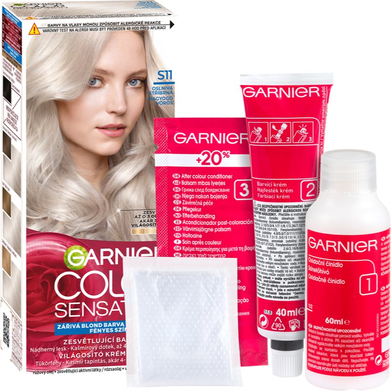 Garnier Color Sensation hajfesték árnyalat S11 Ultra Smoky Blonde-Eredeti