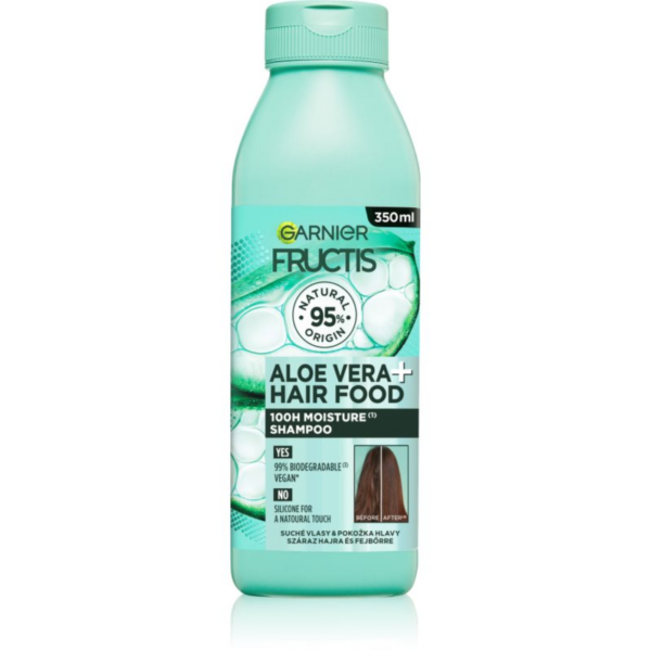 Garnier Fructis Aloe Vera Hair Food hidratáló sampon normál és száraz hajra 350 ml-Ár