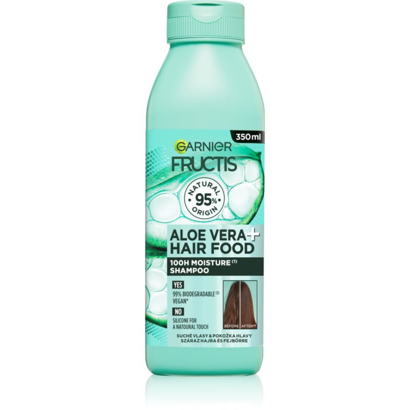 Garnier Fructis Aloe Vera Hair Food hidratáló sampon normál és száraz hajra 350 ml-Ár
