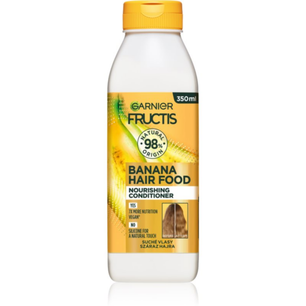 Garnier Fructis Banana Hair Food tápláló kondícionáló száraz hajra 350 ml-Ár