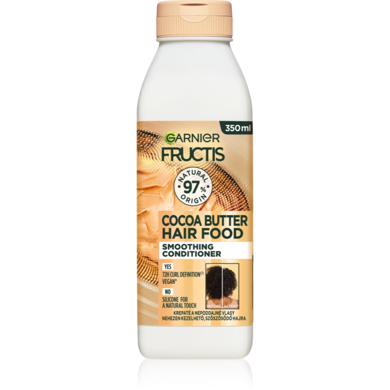 Garnier Fructis Cocoa Butter Hair Food kisimító balzsam a rakoncátlan és töredezett hajra 350 ml-Ár