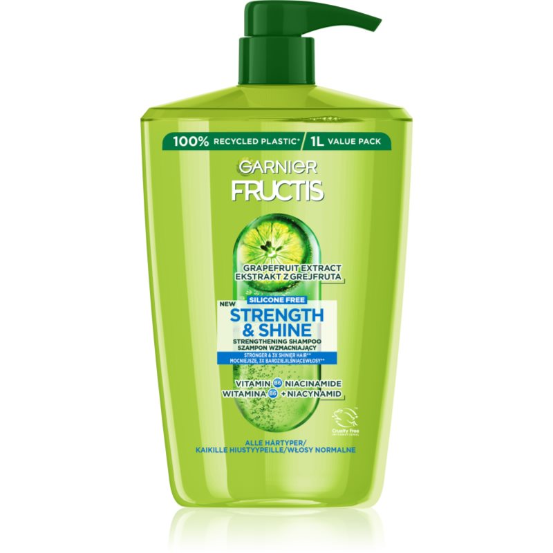 Garnier Fructis Strength & Shine erősítő sampon minden hajtípusra 1000 ml-Ár