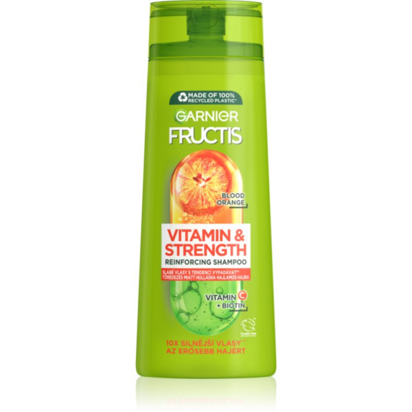 Garnier Fructis Vitamin & Strength hajerősítő sampon a sérült hajra 250 ml-Ár