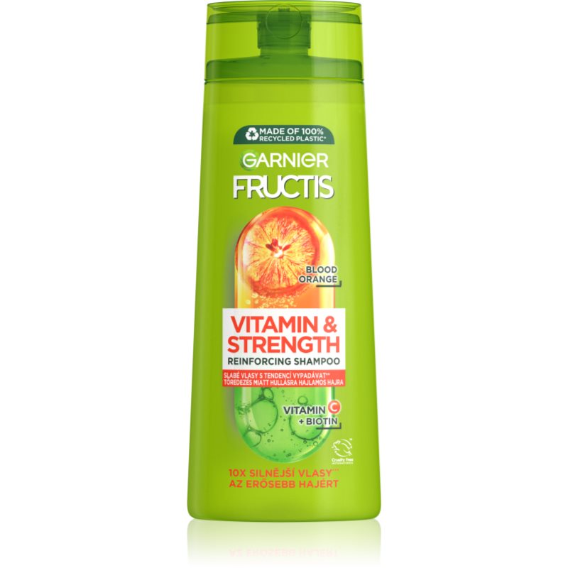 Garnier Fructis Vitamin & Strength hajerősítő sampon a sérült hajra 250 ml-Ár
