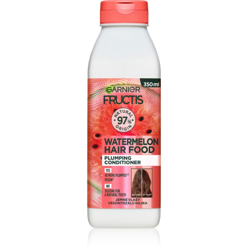 Garnier Fructis Watermelon Hair Food tömegnövelő kondicionáló gyenge szálú hajra 350 ml-Ár